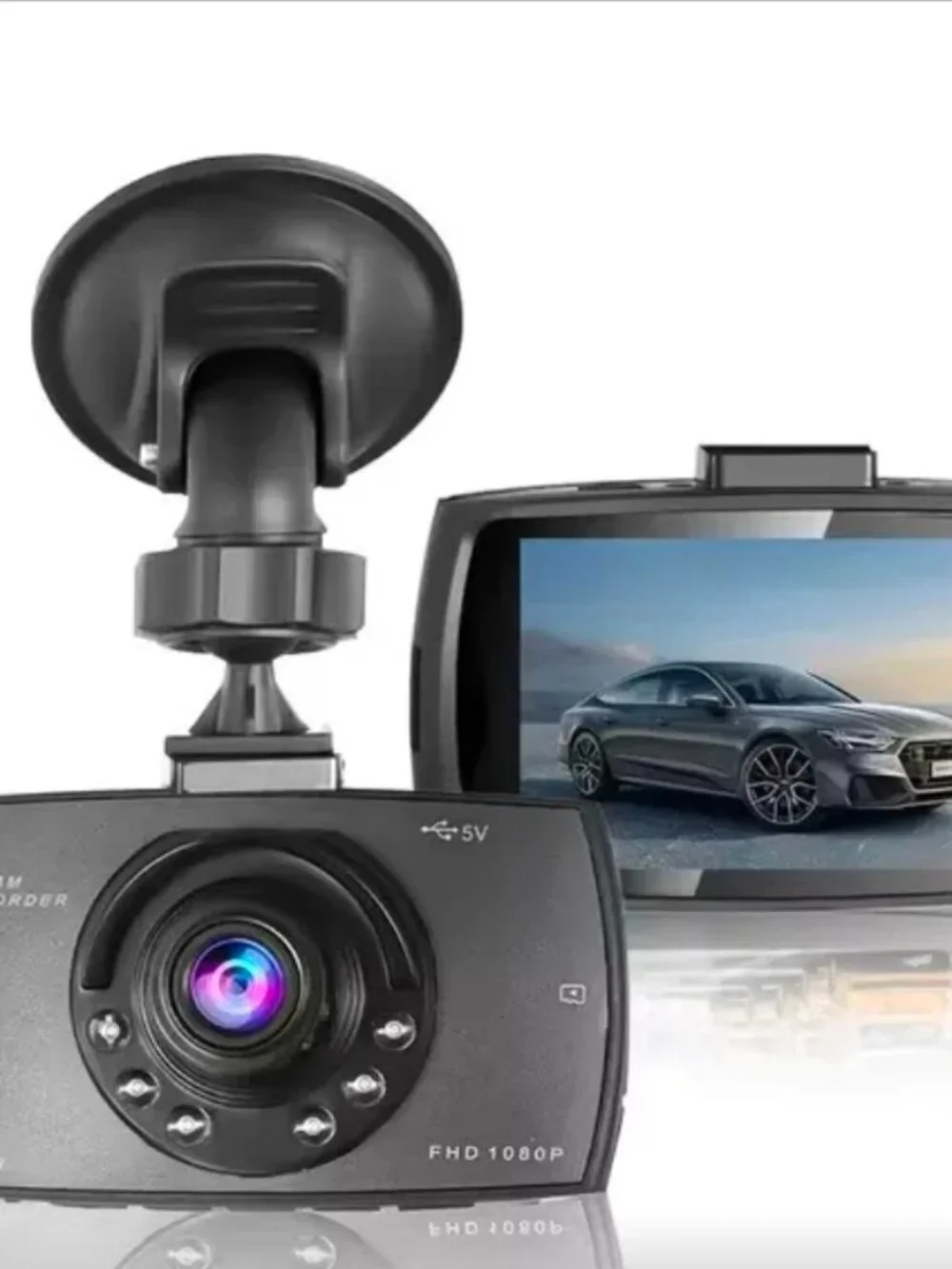 NEW HD DVR Dashcam with 3 Cameras and 32GB Card